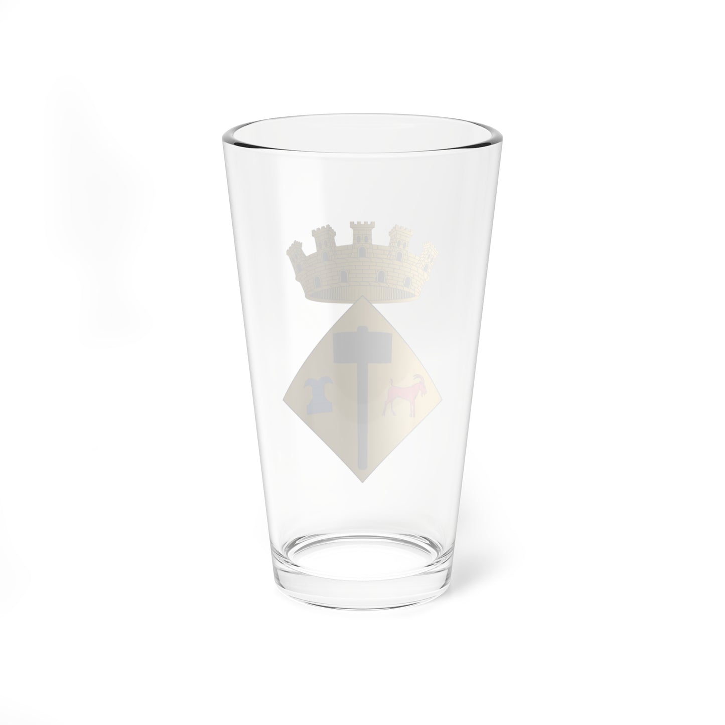 Escudo de Massanet de Cabrenys (Spain) (Coat of Arms) Pint Glass 16oz