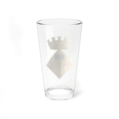 Escudo de Massanet de Cabrenys (Spain) (Coat of Arms) Pint Glass 16oz
