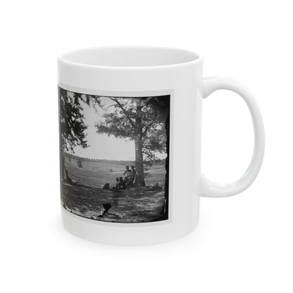 Cedar Mountain, Va. Battlefield Viewed From The West (U.S. Civil War) White Coffee Mug