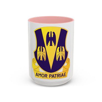 63 Antiaircraft Artillery Battalion (U.S. Army) Accent Coffee Mug