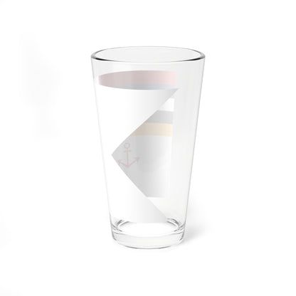 Flag of Marine Police Senior Officer at Present Afloat of Manchukuo (China) Pint Glass 16oz