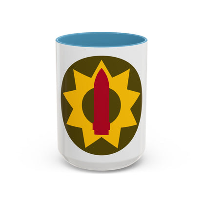 Pacific Coastal Frontier (U.S. Army) Accent Coffee Mug