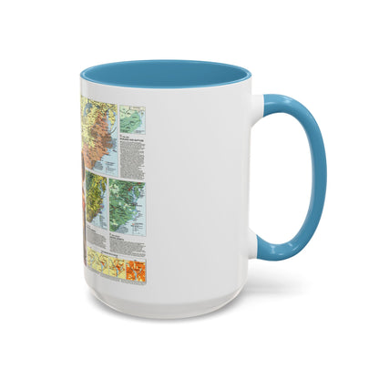 USA - Tidewater and Environs 2 (1988) (Map) Accent Coffee Mug