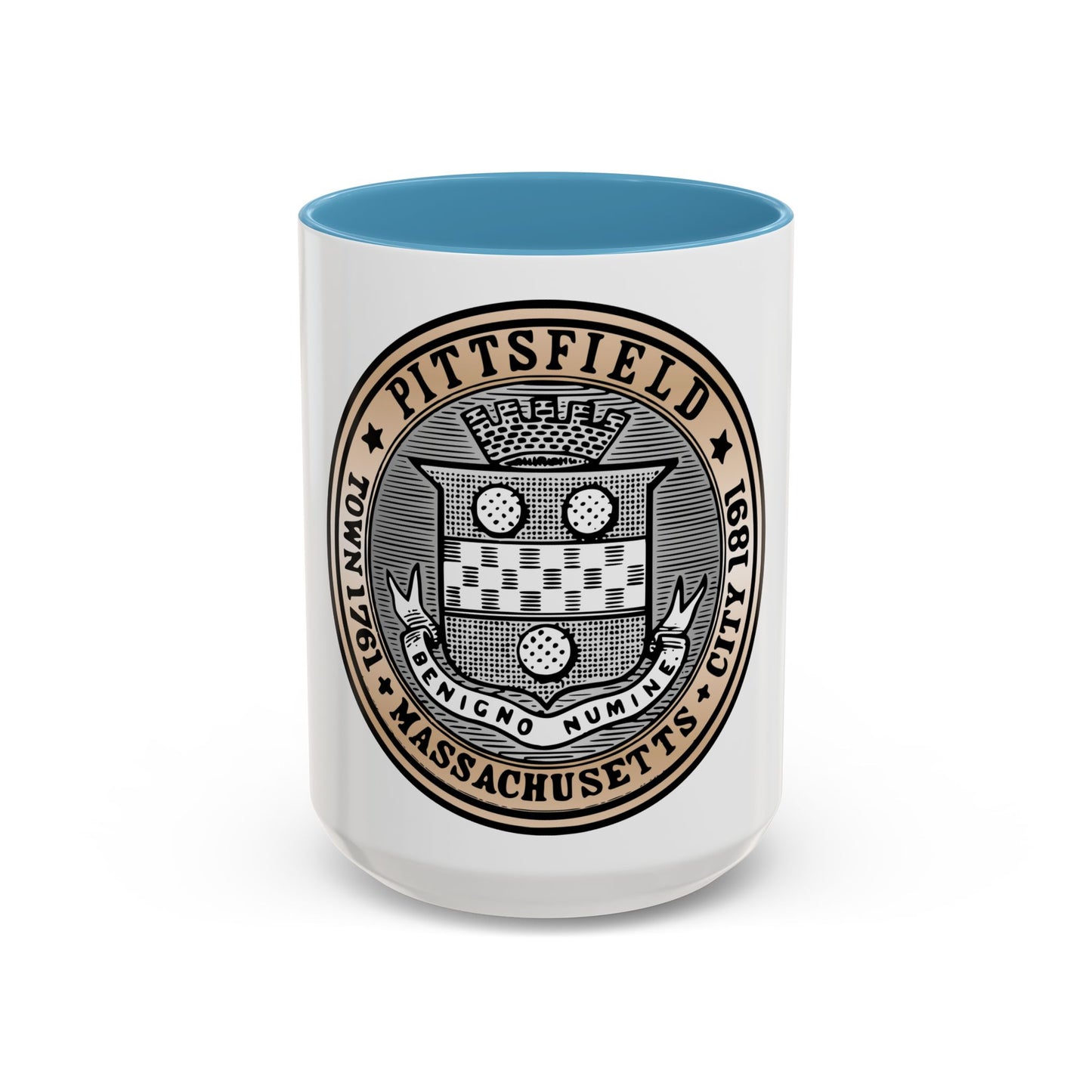Seal of Pittsfield Massachusetts - Accent Coffee Mug