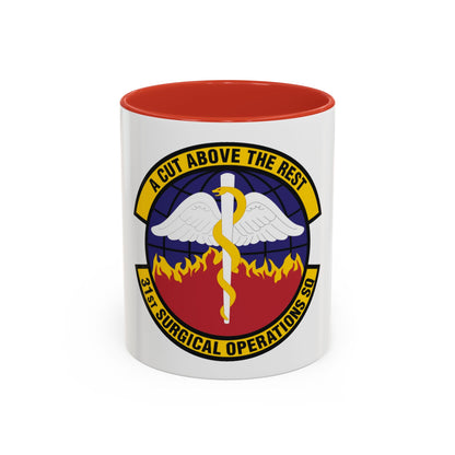 31st Surgical Operations Squadron (U.S. Air Force) Accent Coffee Mug