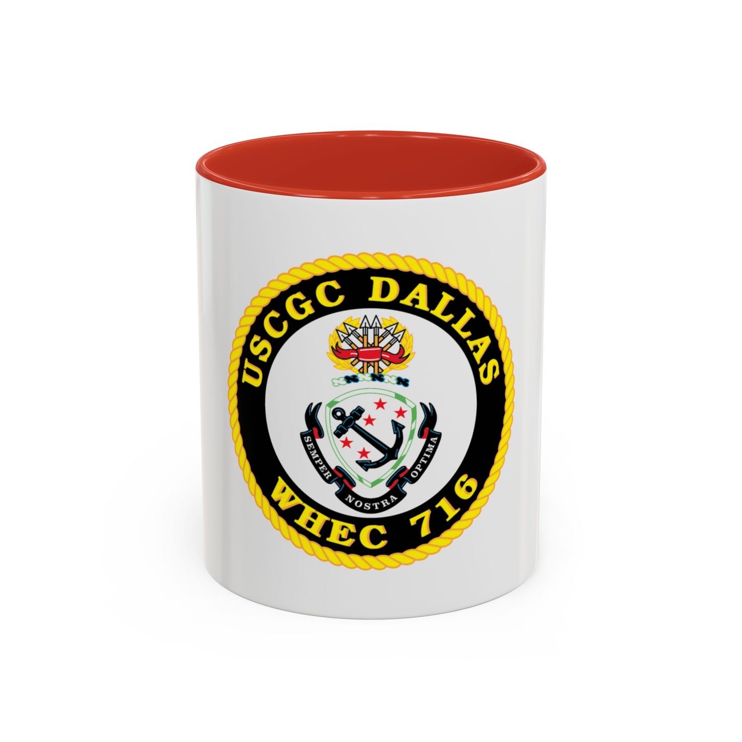 USCGC Dallas WHEC 716 (U.S. Coast Guard) Accent Coffee Mug