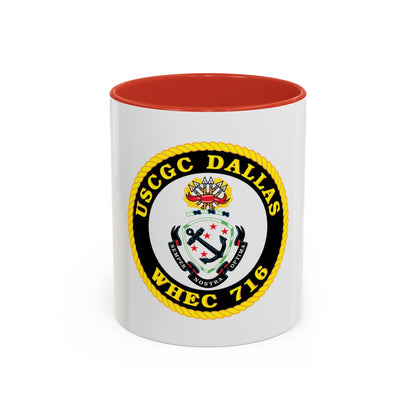 USCGC Dallas WHEC 716 (U.S. Coast Guard) Accent Coffee Mug
