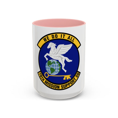 70th Mission Support Squadron (U.S. Air Force) Accent Coffee Mug
