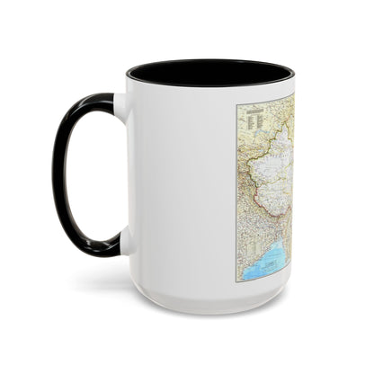 China - The People's Republic (1980) (Map) Accent Coffee Mug
