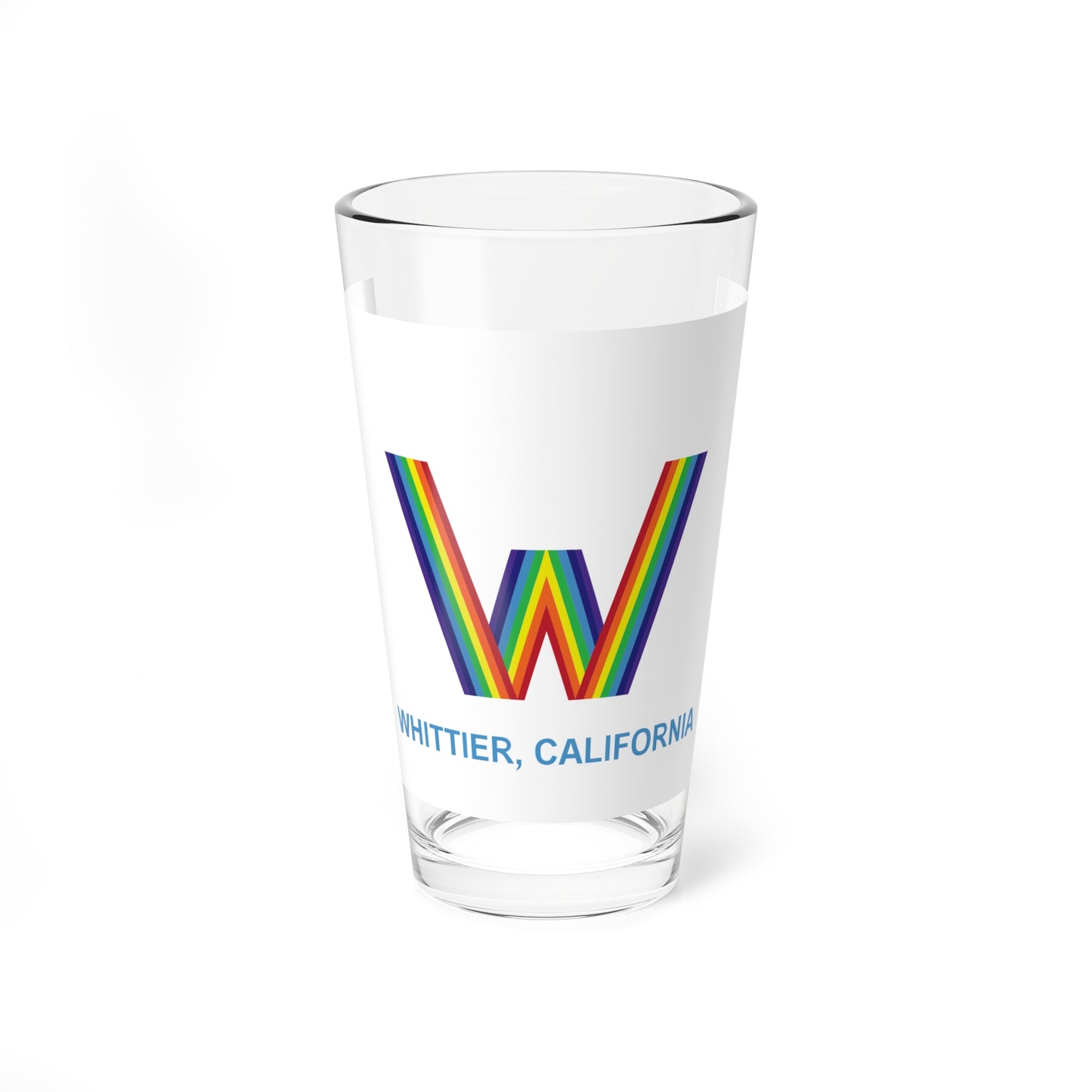 Flag of Whittier, California - Pint Glass 16oz