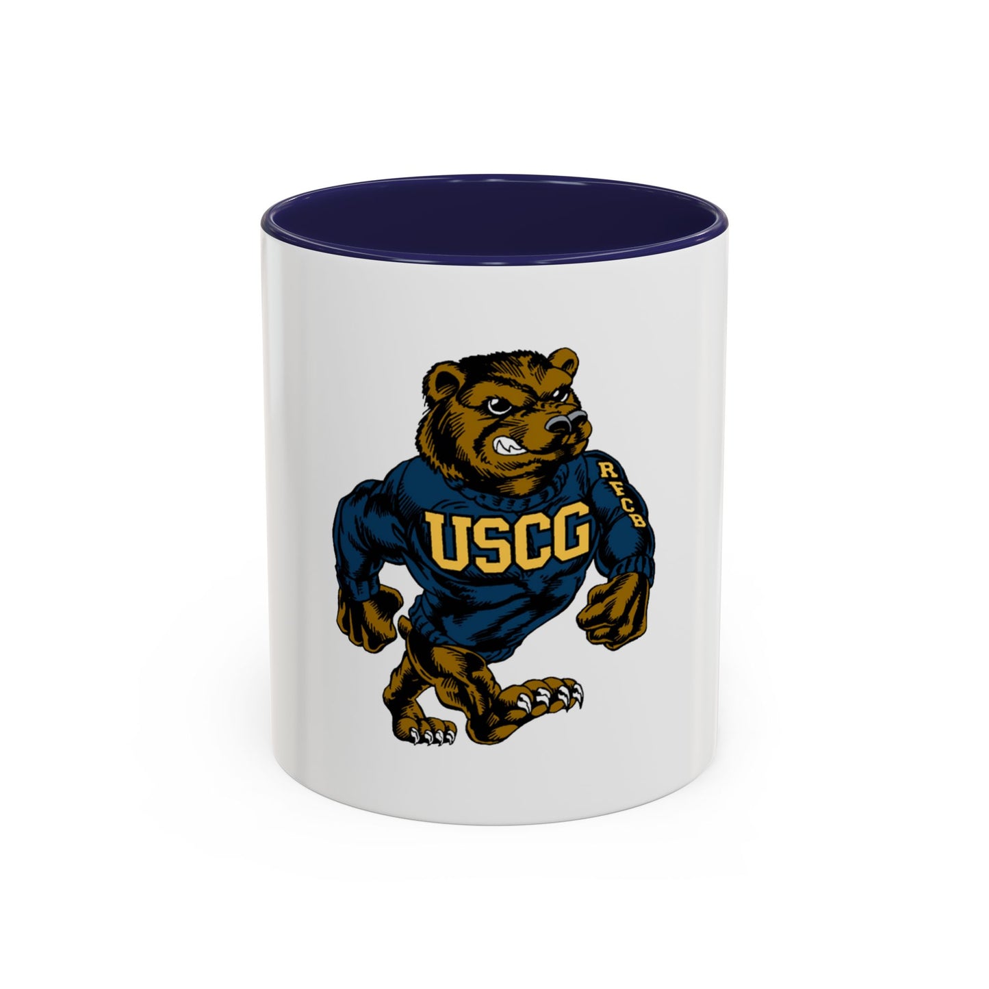 USCG Bear (U.S. Coast Guard) Accent Coffee Mug