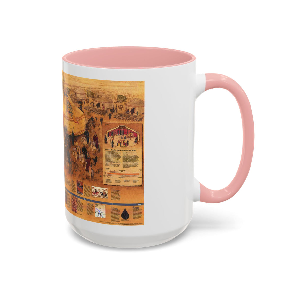 Mongols, The (1996) (Map) Accent Coffee Mug