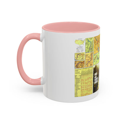 USA - Wild and Scenic Rivers 2 (1977) (Map) Accent Coffee Mug