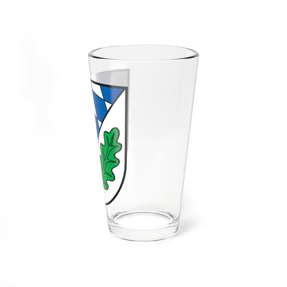 Wappen Landkreis Aichach (Germany) (Coat of Arms) Pint Glass 16oz