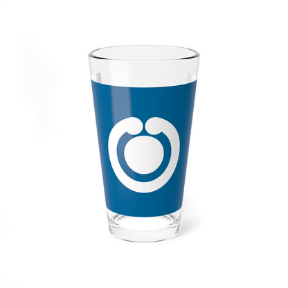 Flag of Shiogama Miyagi (Japan) Pint Glass 16oz