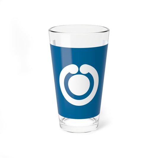 Flag of Shiogama Miyagi (Japan) Pint Glass 16oz