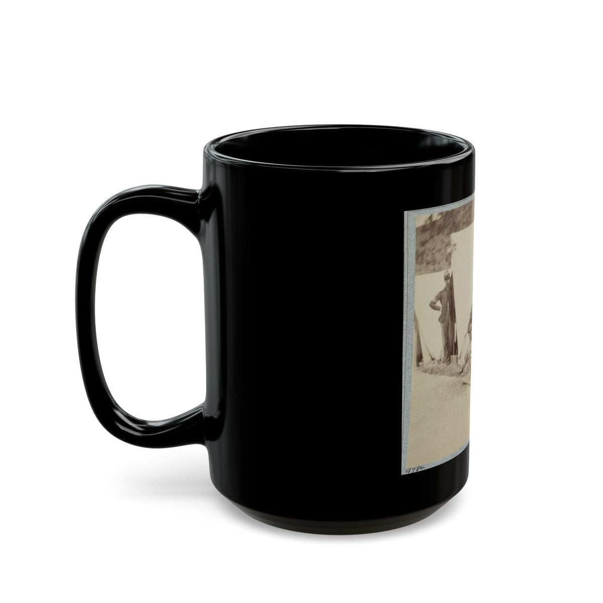 22d New York State Militia Near Harpers Ferry, Va., 1861 I.E.1862 004(2) (U.S. Civil War) Black Coffee Mug