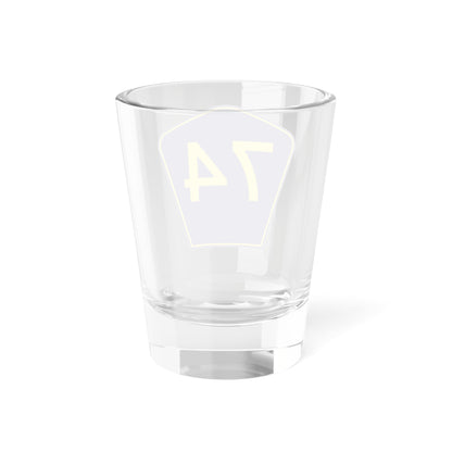 PR secondary 74 (Puerto Rico) (Road Sign) Shot Glass 1.5oz