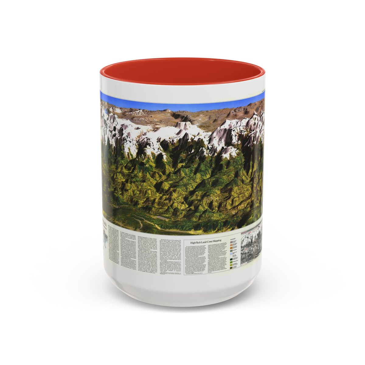 High Himalaya (1988) (Map) Accent Coffee Mug
