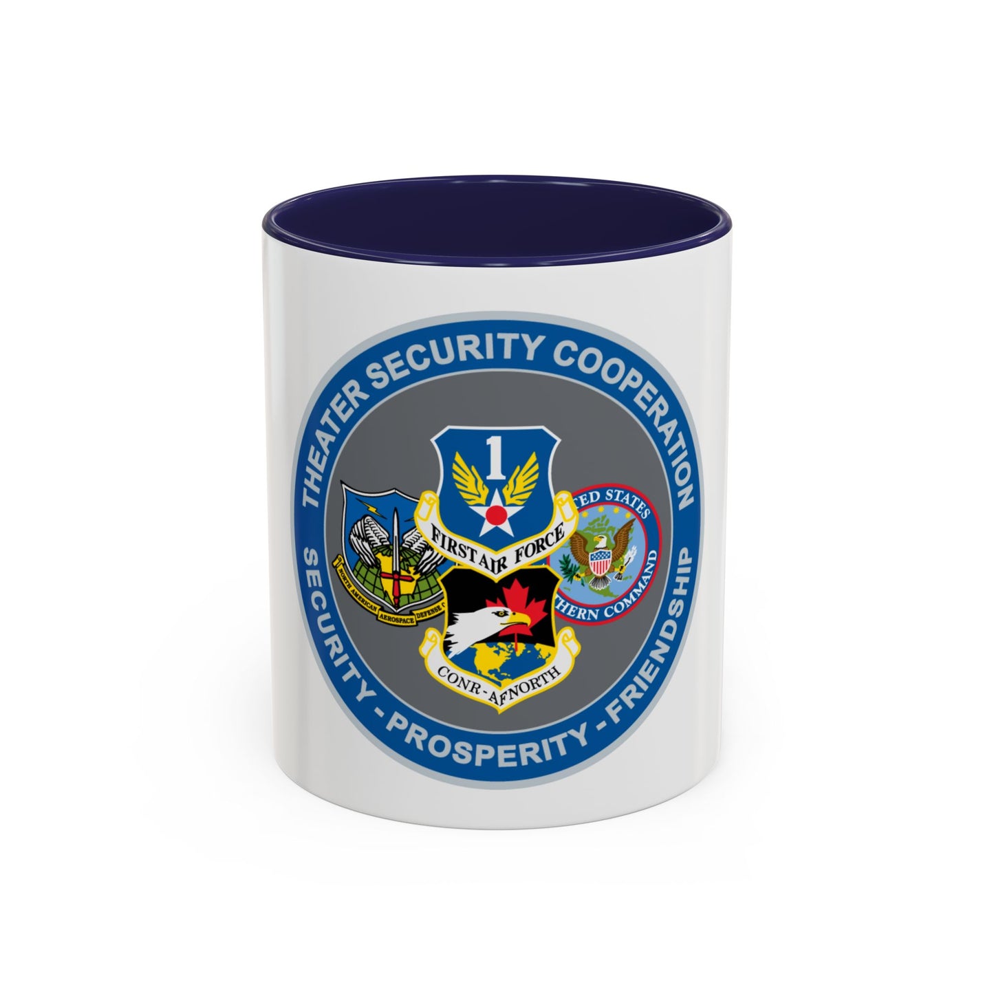 AF North TSC Theater Security Cooperation (U.S. Air Force) Accent Coffee Mug