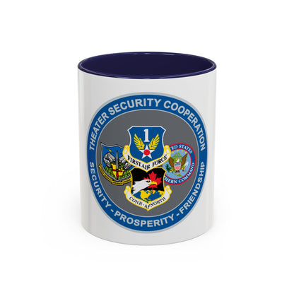 AF North TSC Theater Security Cooperation (U.S. Air Force) Accent Coffee Mug