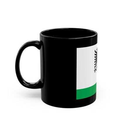 Albanian Coast Guard Ensign - Black Coffee Mug