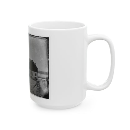 Richmond, Va. Front And Side View Of Libby Prison (U.S. Civil War) White Coffee Mug