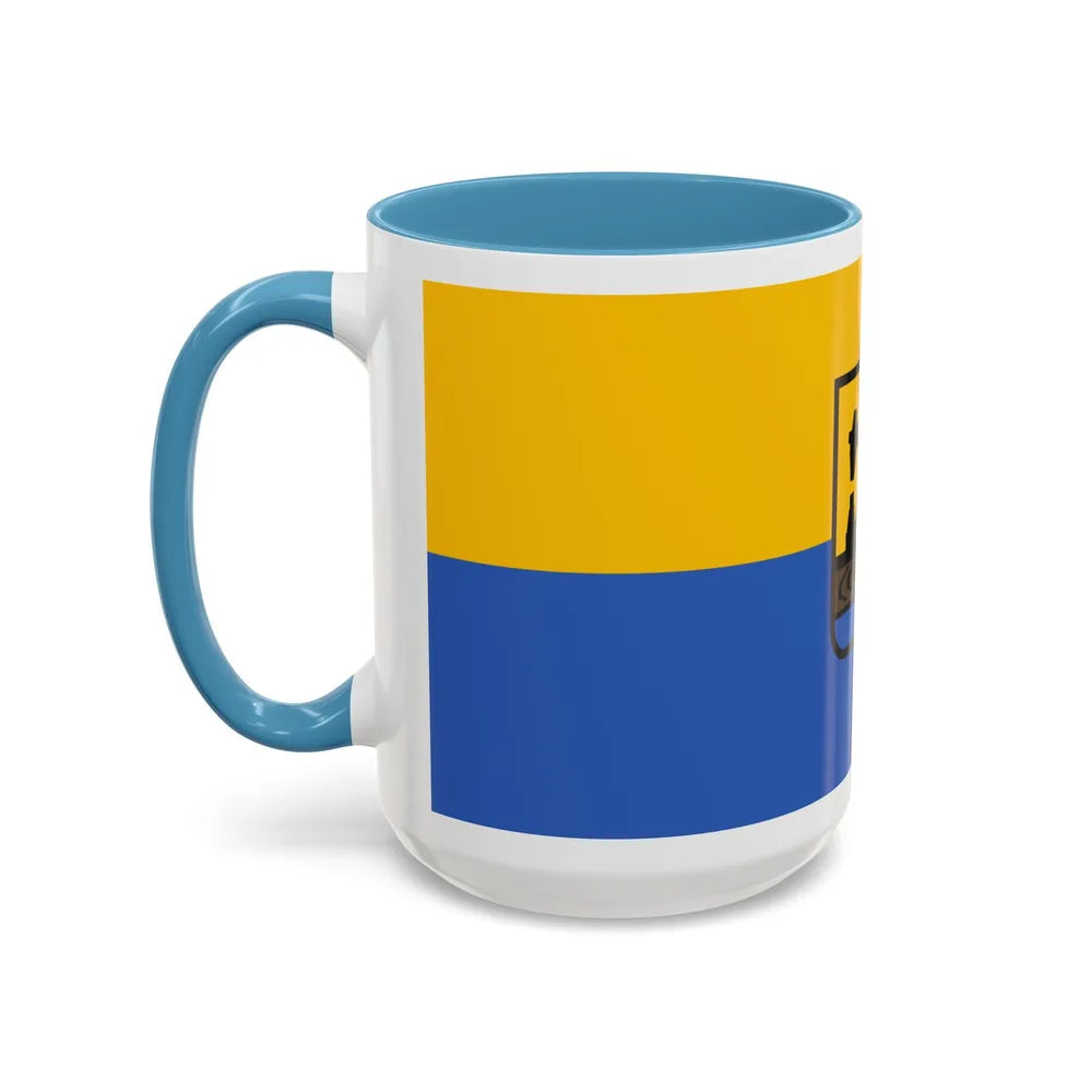 Flag of Katowice Poland - Accent Coffee Mug-Go Mug Yourself