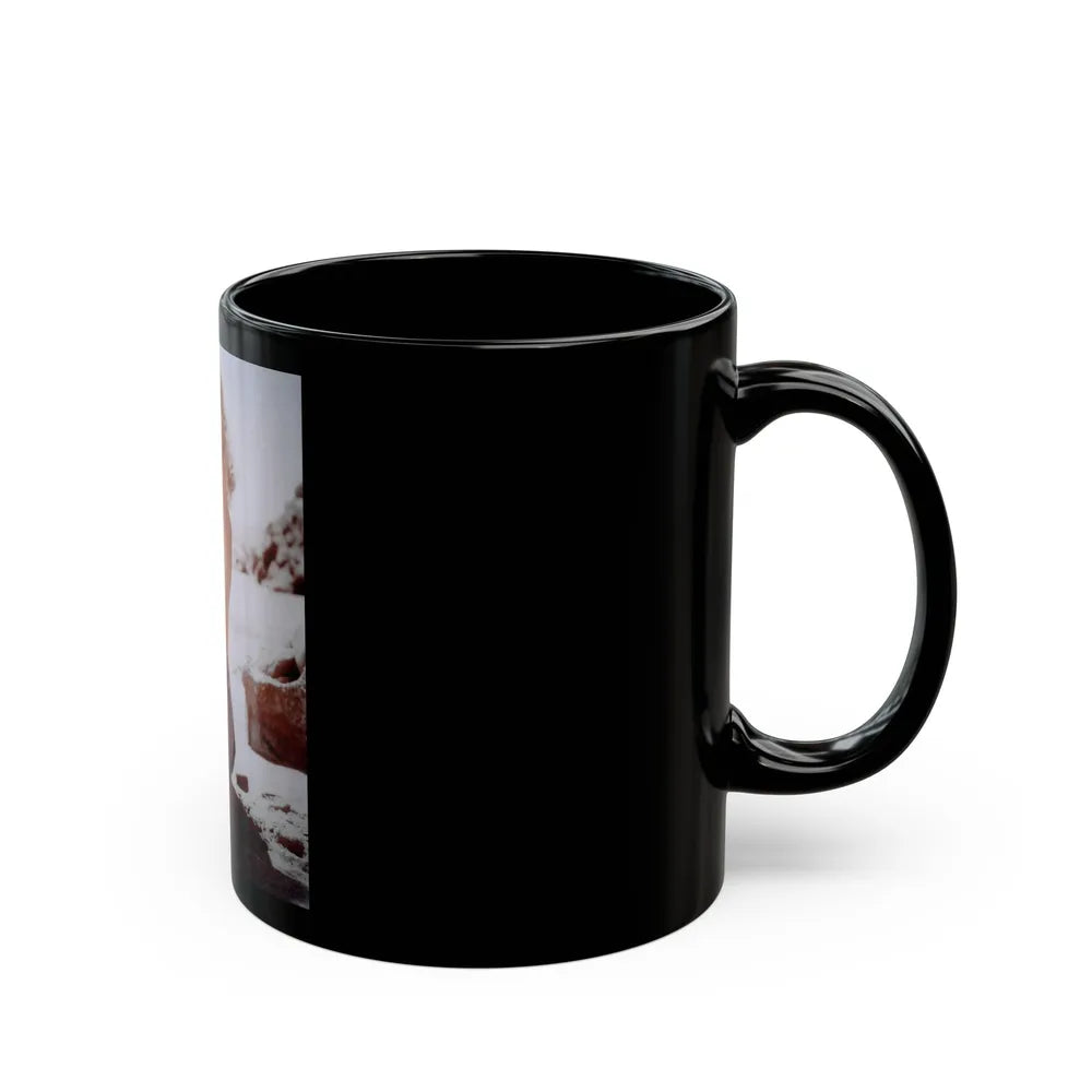 Jeanne Carmen #88 (Vintage Female Icon) Black Coffee Mug-Go Mug Yourself