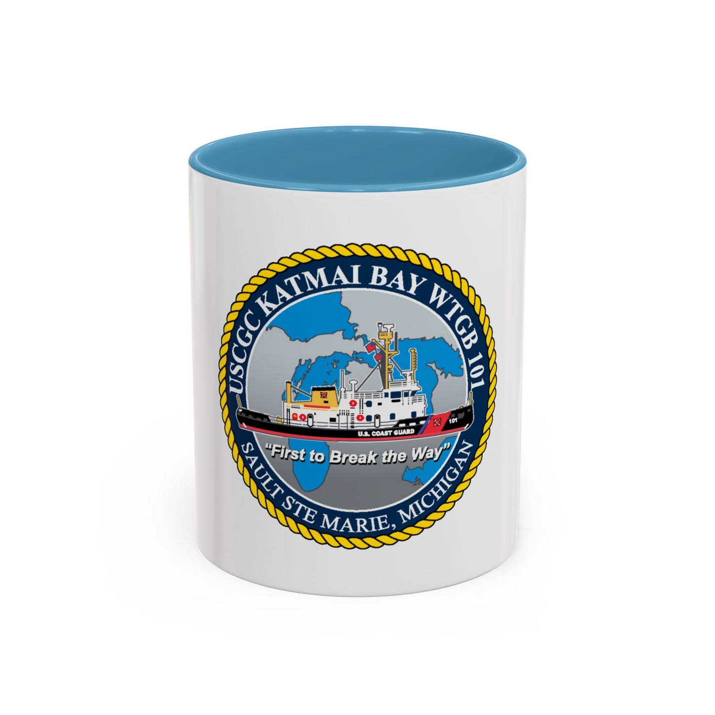 USCG Katmai Bay WTGB 101 (U.S. Coast Guard) Accent Coffee Mug
