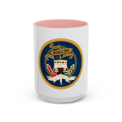 USCGC Mobile Bay WTGB 103 (U.S. Coast Guard) Accent Coffee Mug