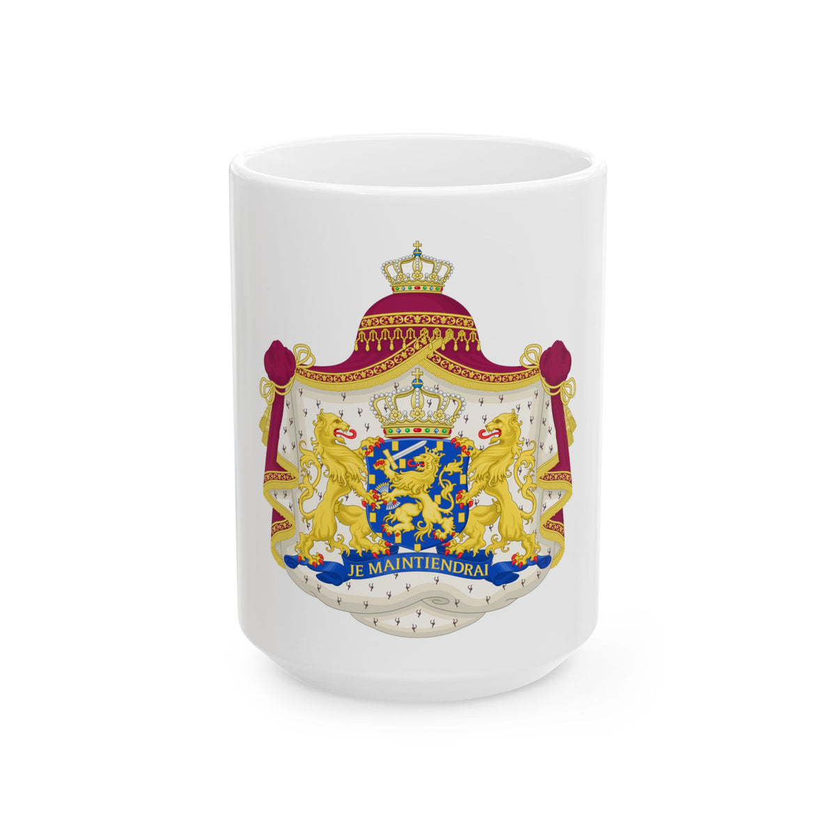 Royal coat of arms of the Netherlands - White Coffee Mug