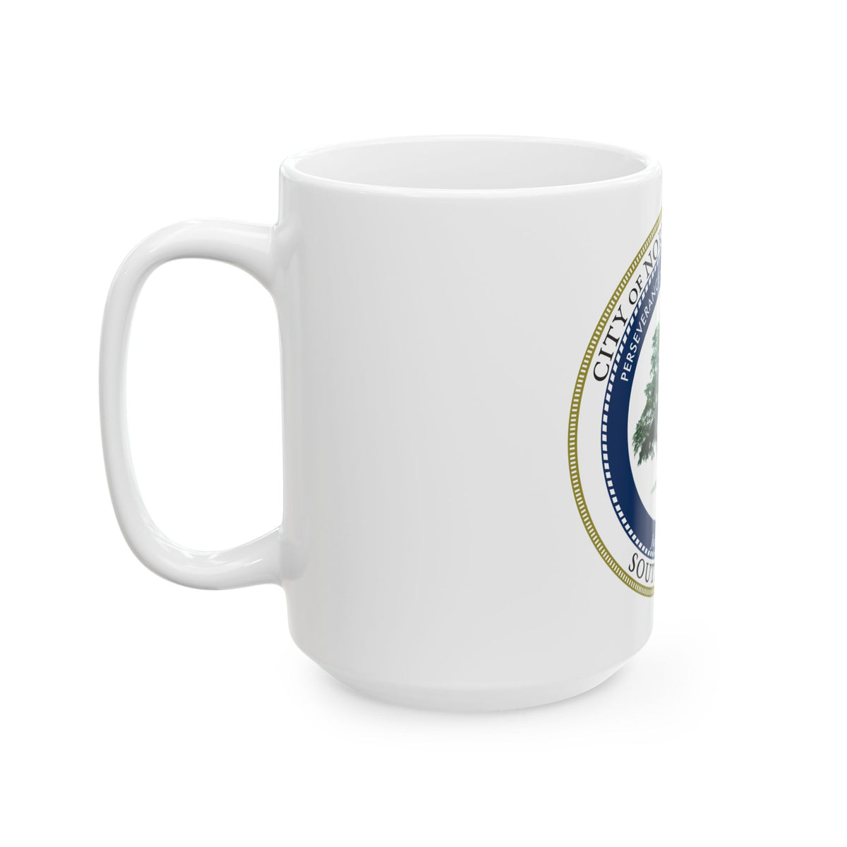 Seal of North Charleston South Carolina - White Coffee Mug