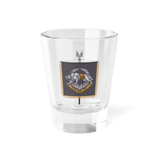 Vexillum of the Commander-in-Chief of the Ukrainian Special Operations Forces (Ukraine) Shot Glass 1.5oz