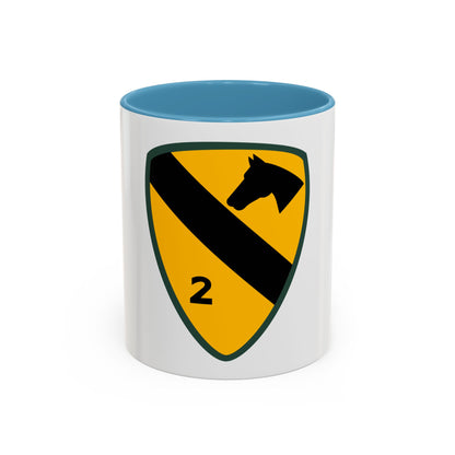 2nd Brigade 1st Cavalry Division (U.S. Army) Accent Coffee Mug