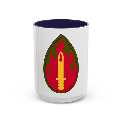 63rd Infantry Division SSI (U.S. Army) Accent Coffee Mug