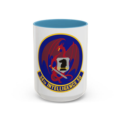34th Intelligence Squadron (U.S. Air Force) Accent Coffee Mug