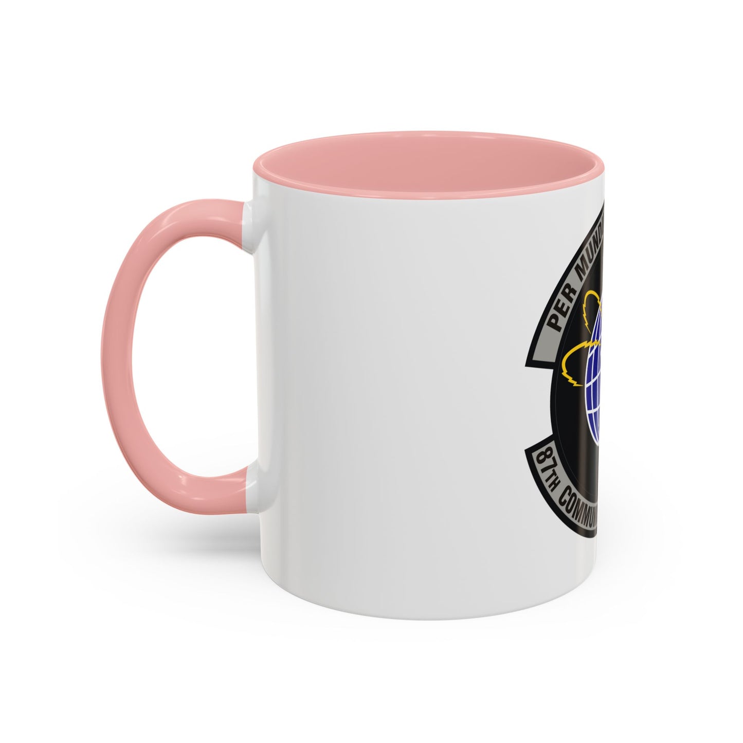 87th Communications Squadron (U.S. Air Force) Accent Coffee Mug