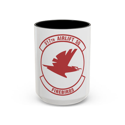 517th Airlift Squadron (U.S. Air Force) Accent Coffee Mug