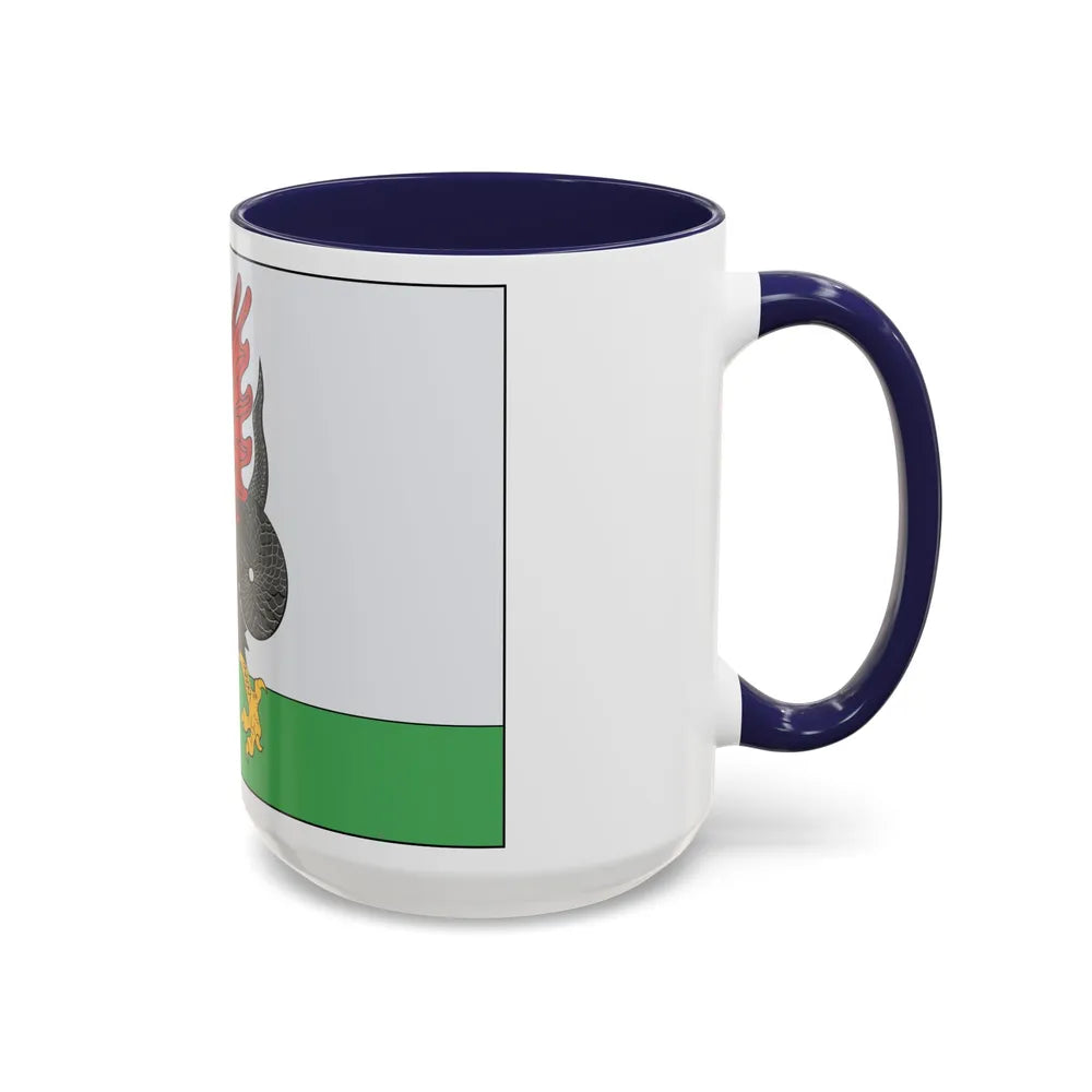 Flag of Kazan Russia - Accent Coffee Mug-Go Mug Yourself