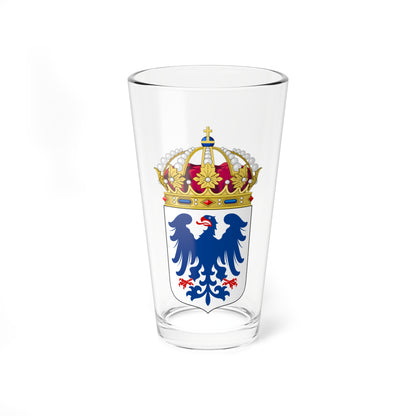 Värmlands läns vapen crowned (Sweden) (Coat of Arms) Pint Glass 16oz