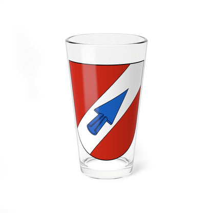 Horriwil-blazon (Switzerland) (Coat of Arms) Pint Glass 16oz