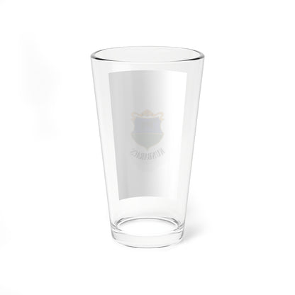Flag of Kunbaracs vertical (Hungary) Pint Glass 16oz