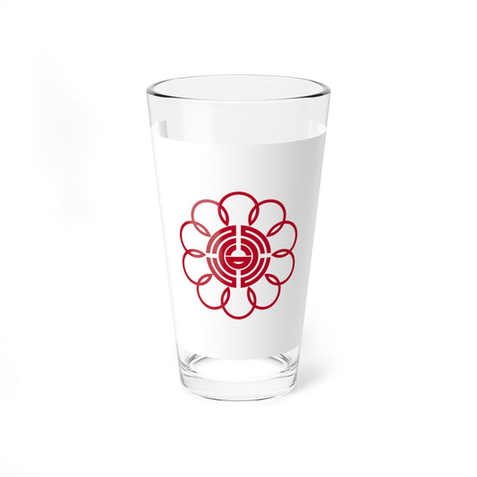 Flag of Koshigaya Saitama (Japan) Pint Glass 16oz
