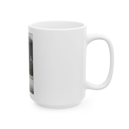 Group Of Russian Sailors From The Navy Ship Variag During Visit To New York City 001 (U.S. Civil War) White Coffee Mug