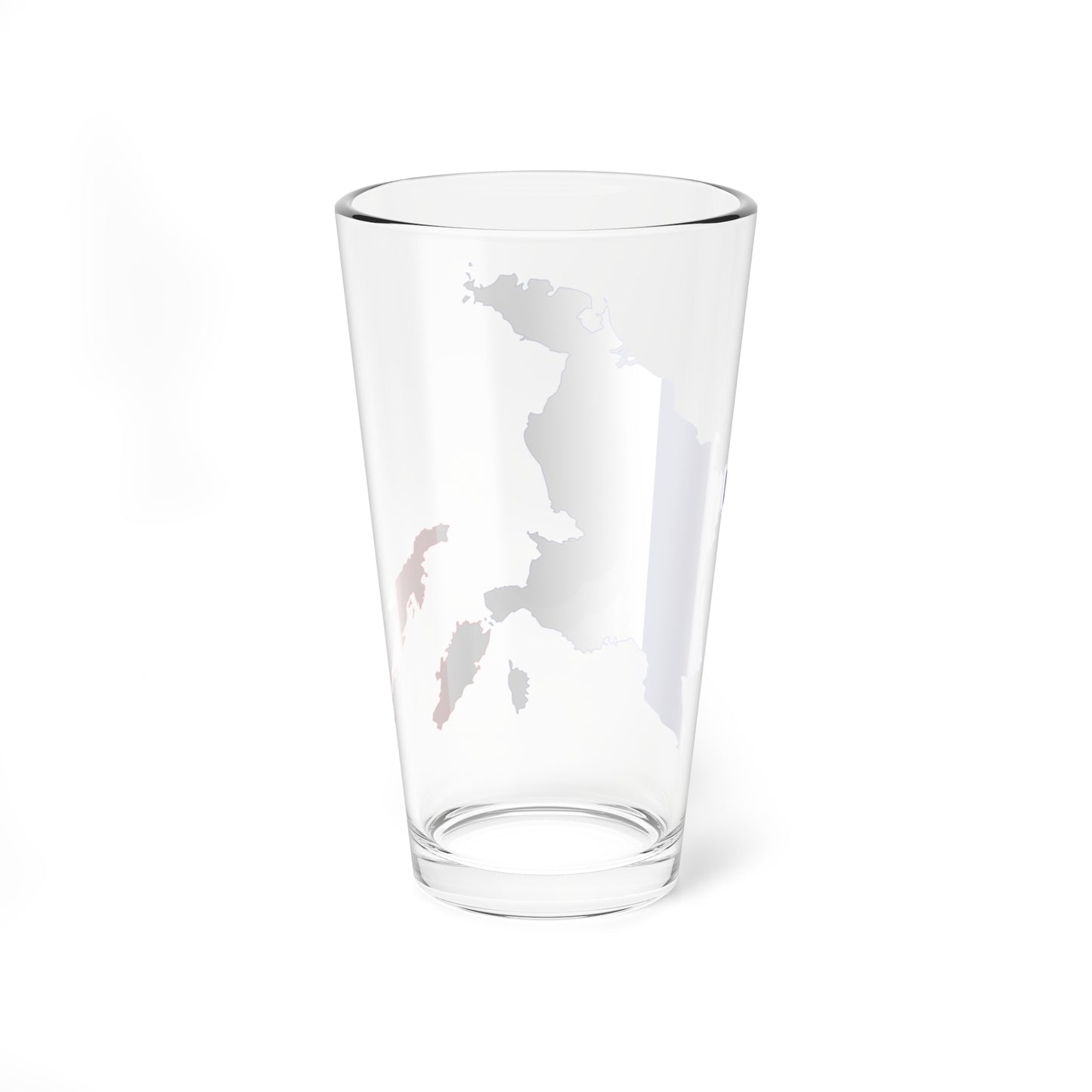 Flag-map of the First French Empire (France) Pint Glass 16oz