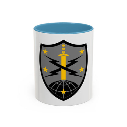 91 Cyber Brigade 2 (U.S. Army) Accent Coffee Mug