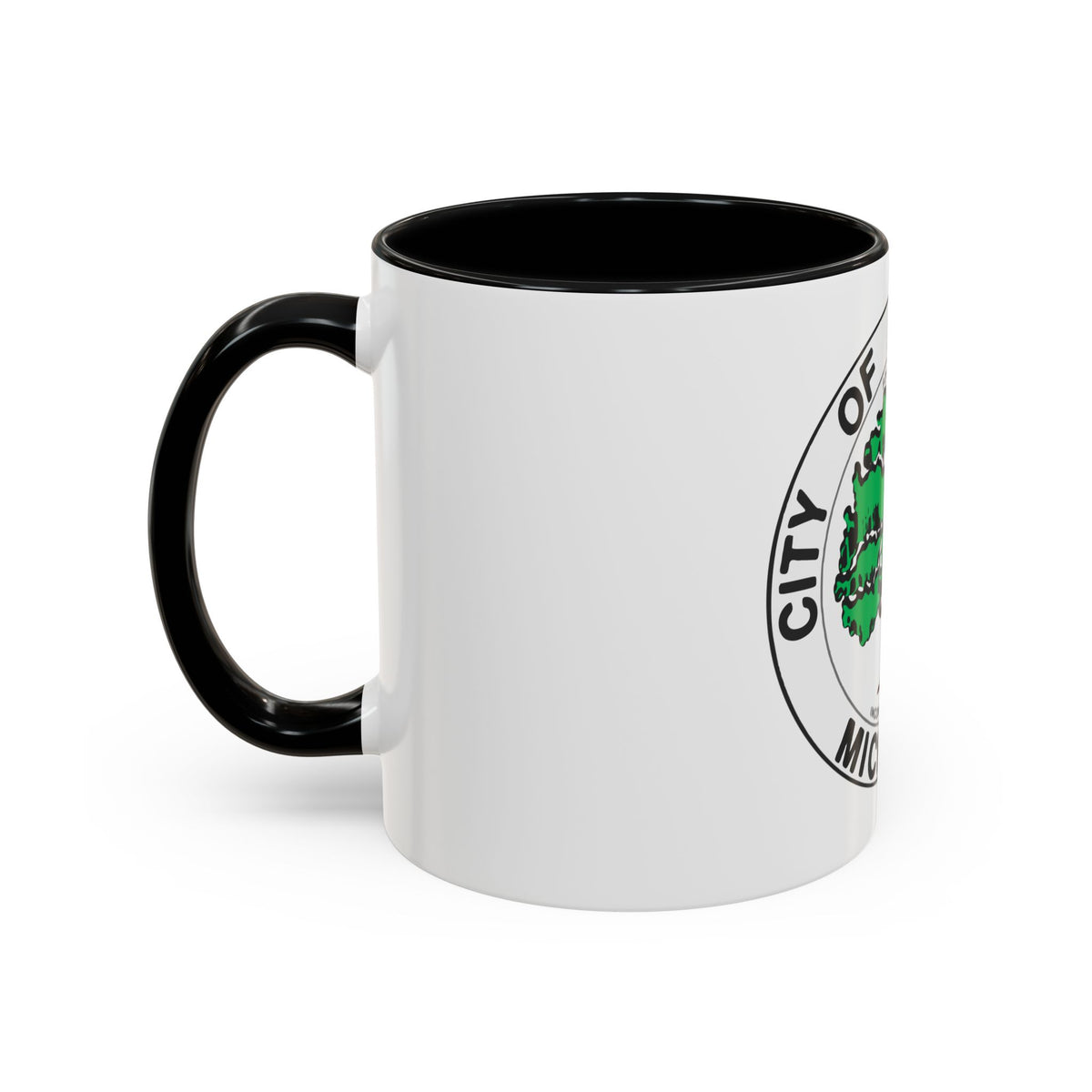 Seal of Ann Arbor Michigan - Accent Coffee Mug