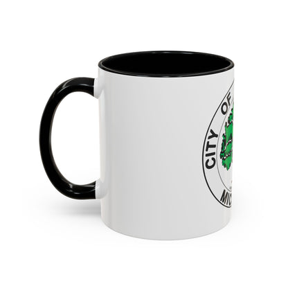 Seal of Ann Arbor Michigan - Accent Coffee Mug