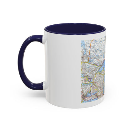 Canada - Central (1963) (Map) Accent Coffee Mug